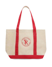 Load image into Gallery viewer, Logo Embroidered Two- Tone Tote
