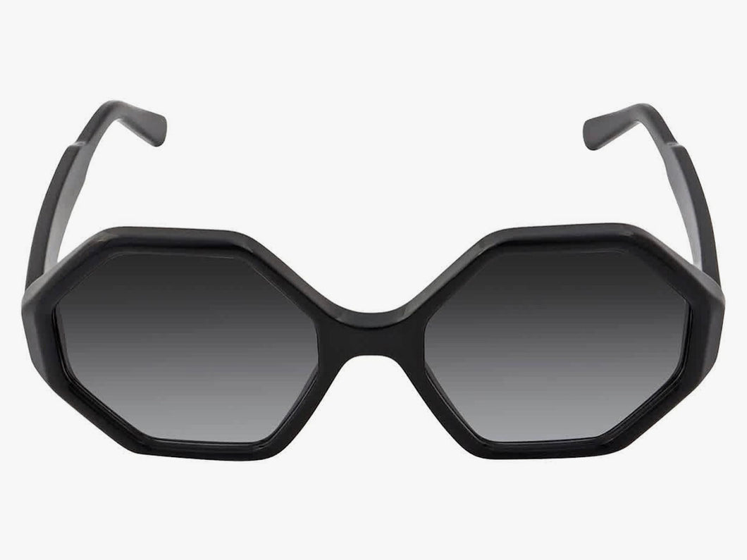 Grey Gradient Hexagonal Ladies Sunglasses