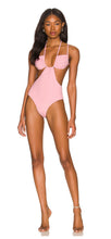 Load image into Gallery viewer, Ruched Cup Tie Onepiece
