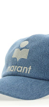 Load image into Gallery viewer, Logo Embroidered Denim Baseball Cap
