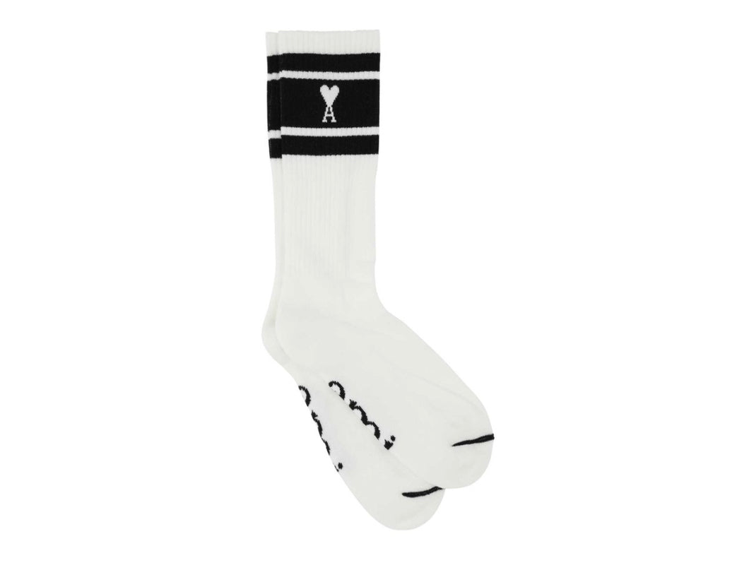 Paris Stripes Logo Socks