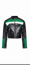 Load image into Gallery viewer, Vegan Leather Moto Jacket
