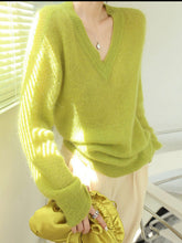 Load image into Gallery viewer, Green Fuzzy Sweater
