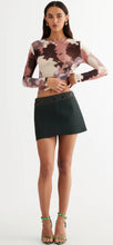 Load image into Gallery viewer, VEGAN LEATHER MINI SKIRT
