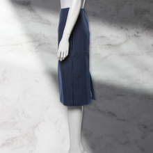 Load image into Gallery viewer, Striped Knee-Length Skirt

