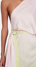 Load image into Gallery viewer, Cabana One-Shoulder Ombré Satin Dress
