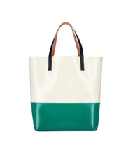 Load image into Gallery viewer, Tribeca Two-Tone Top Handle Tote Bag
