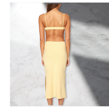 Load image into Gallery viewer, Ruched Jersey Knit Cut Out Maxi Dress
