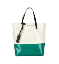 Load image into Gallery viewer, Tribeca Two-Tone Top Handle Tote Bag
