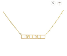 Load image into Gallery viewer, Mini Bar Necklace
