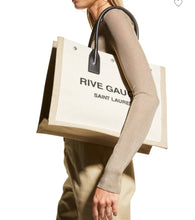 Load image into Gallery viewer, Rive Gauche Small Canvas  East-West Tote

