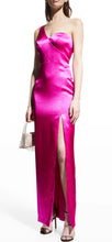 Load image into Gallery viewer, One-Shoulder Front-Slit Column Gown
