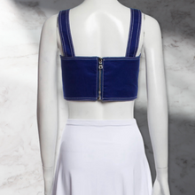 Load image into Gallery viewer, Square Neckline Sleeveless Crop Top
